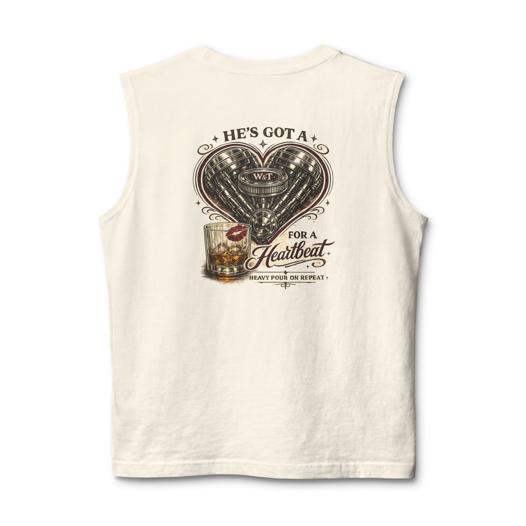 Whiskey & Throttle™ Hemi Heartbeat Muscle Tank