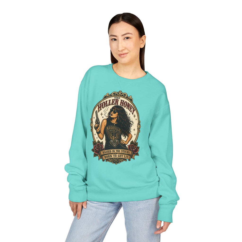 Holler Honey Vintage Crewneck | Whiskey & Throttle