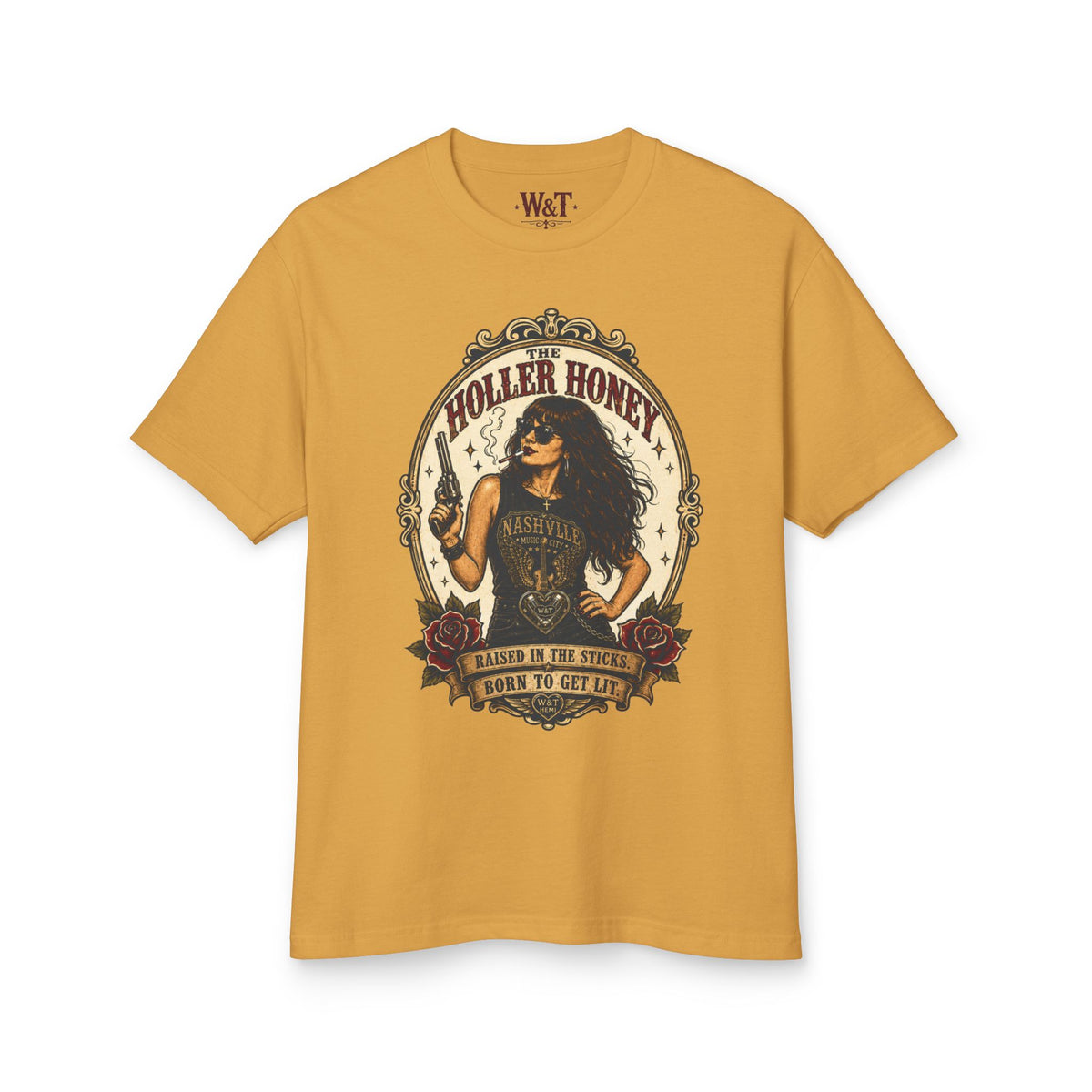 The Holler Honey™ Vintage Tattoo Tee | Country Western Graphic Tee