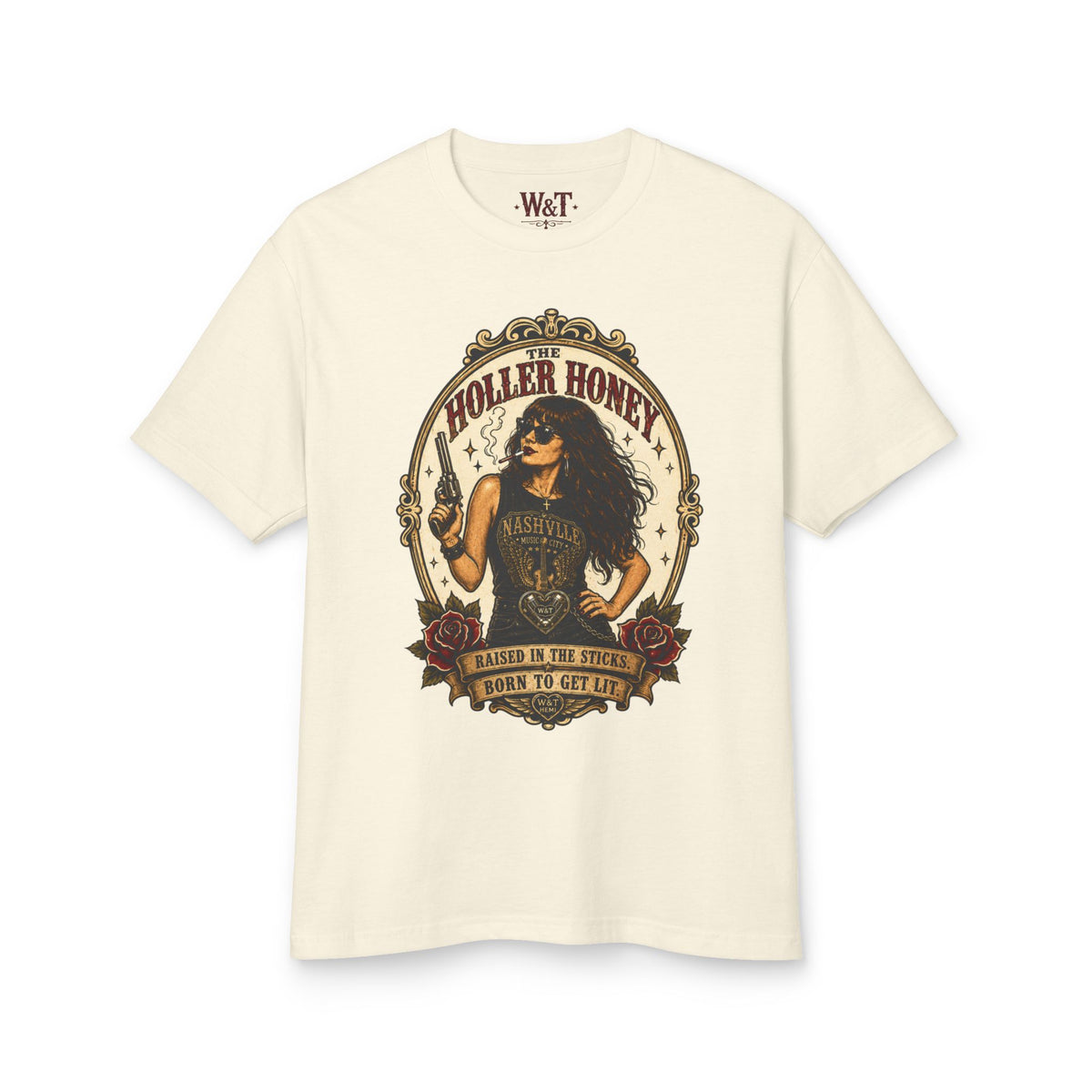 The Holler Honey™ Vintage Tattoo Tee | Country Western Graphic Tee