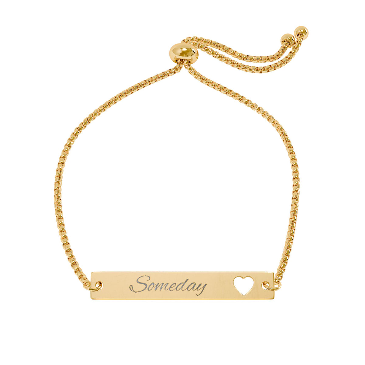 Someday Heart Bar Bracelet | Whiskey & Throttle