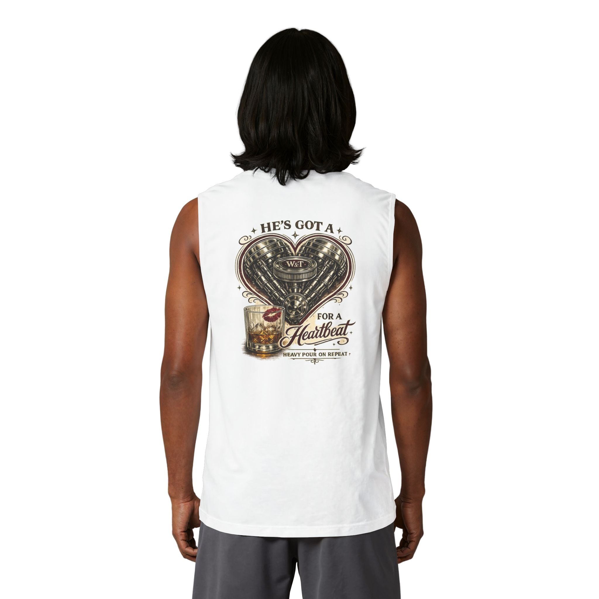 Whiskey & Throttle™ Hemi Heartbeat Muscle Tank
