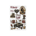 Whiskey & Throttle™ Temporary Tattoo Flash Sheet | Vintage Western Country Tattoos