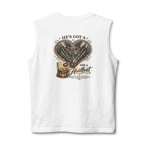 Whiskey & Throttle™ Hemi Heartbeat Muscle Tank