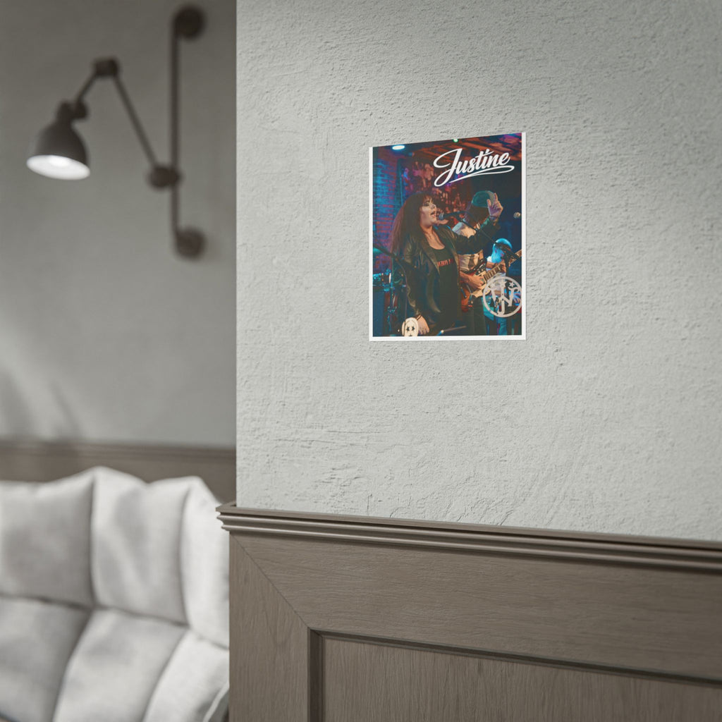 Justine Live Performance Poster
