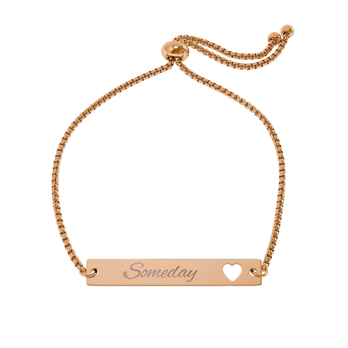 Someday Heart Bar Bracelet | Whiskey & Throttle