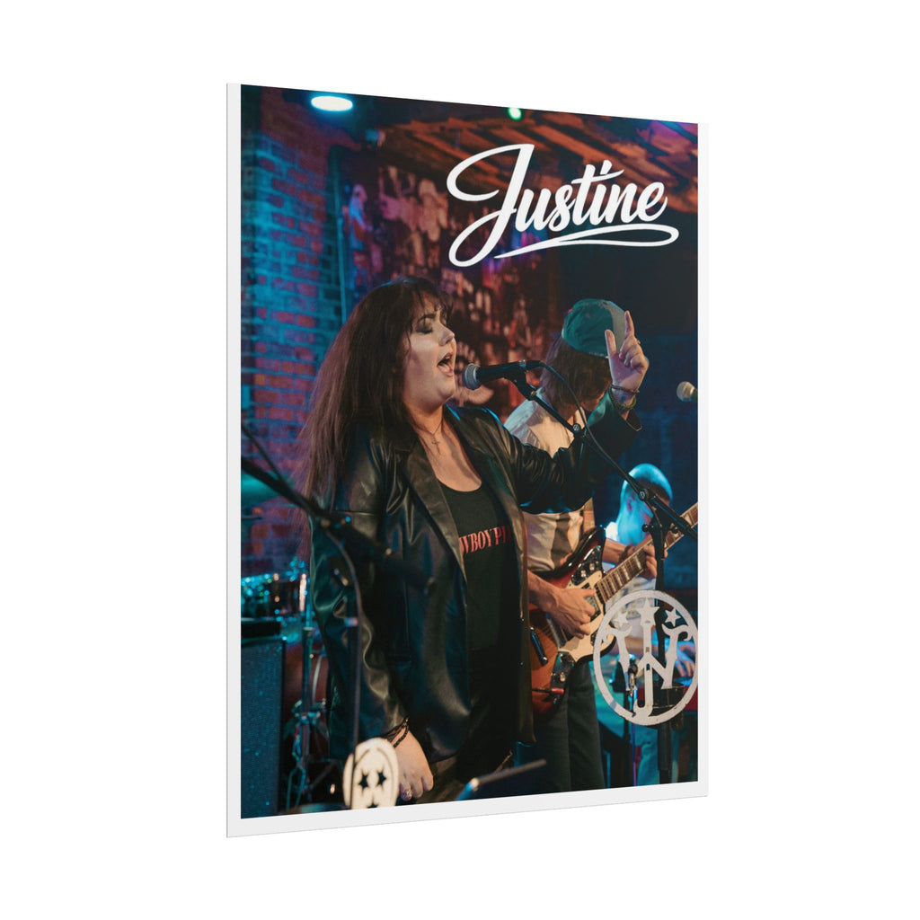 Justine Live Performance Poster