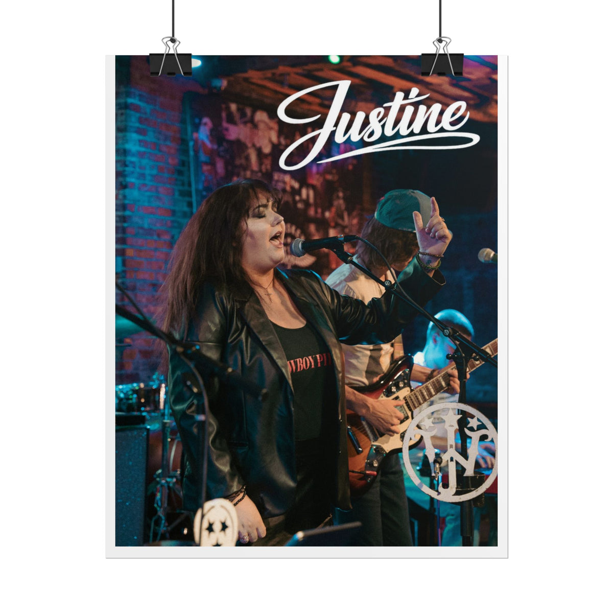 Justine Live Performance Poster