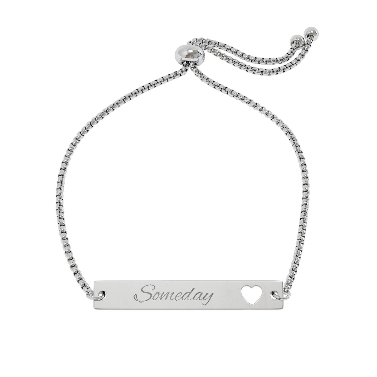 Someday Heart Bar Bracelet | Whiskey & Throttle
